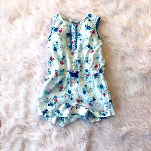 Carter’s floral, light-weight romper - 6 months
